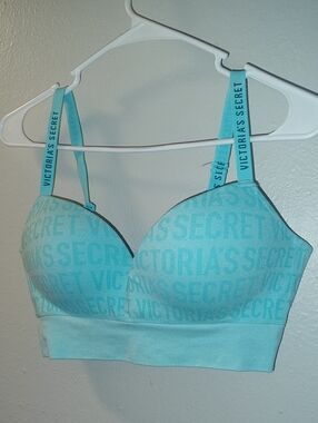 Large Victorias Secret Blue Bralette